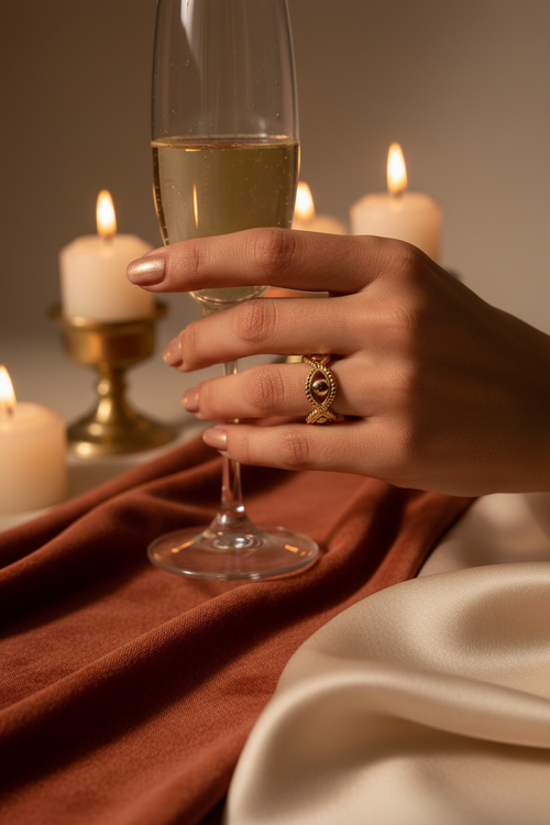 Bague motif œil - Look soirée Isivénya