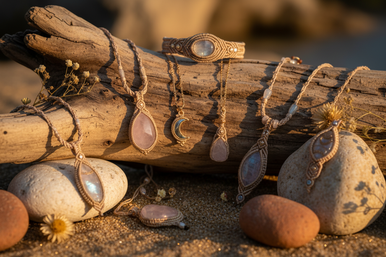 Bijoux Isivénya sur éléments naturels